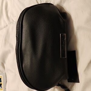 Leather makeup bag